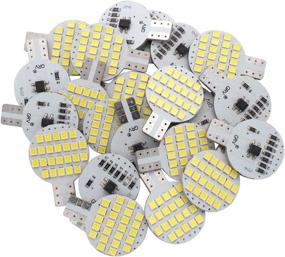 img 4 attached to ✨ Super Bright T10 LED Bulb 921 194 192 C921 - 20x GRV 24-2835 SMD Cool White Lamp for Vehicle Boat Ceiling Dome Interior Lights (2nd Generation)