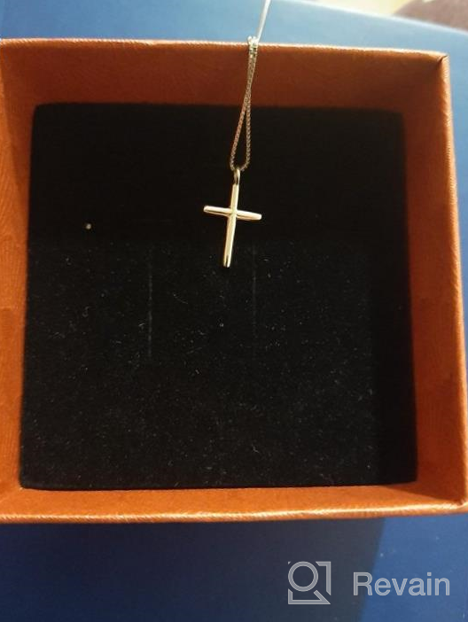 img 1 attached to 🍀 Lucky Cross Necklace: Stylish 925 Silver Chain and Pendant Necklaces for Women and Kids review by Philip Breeze