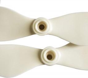 img 1 attached to RAYCorp 1045 Self-Tightening (10X4.5) Propellers. 8 Pieces(4CW, 4CCW) White - Polycarbonate 10-Inch Quadcopters & Multirotors Props + Battery Strap