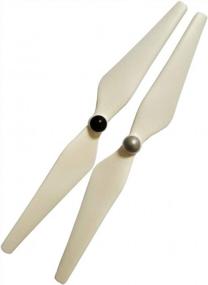 img 3 attached to RAYCorp 1045 Self-Tightening (10X4.5) Propellers. 8 Pieces(4CW, 4CCW) White - Polycarbonate 10-Inch Quadcopters & Multirotors Props + Battery Strap