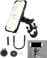 🏍️ guaimi motorcycle phone mount: universal bracket for 7/8''-1 1/8'' handlebar on mt/fz-07, xsr700, mt-09, fz-09, fj-09, tracer series (14-18/15-18) логотип