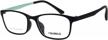 stylish and durable: men's lightweight tr90 plastic optical eyeglasses frame logo