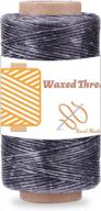 wax on: qmnnma's 150d waxed thread for leather sewing, book binding, and diy crafts logo