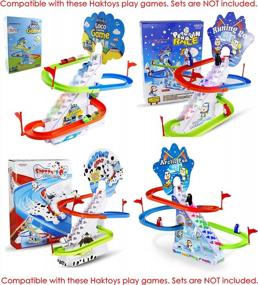 img 1 attached to Сменные фигурки пингвинов Haktoys Arctic Fun Playful Penguin Race Set (3 шт. в упаковке)