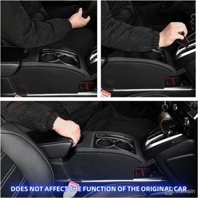 img 3 attached to Органайзер для центральной консоли для Honda CR-V CRV 2017 2018 2019 2020 2021 2022 Ящик для хранения подлокотника Лоток для подстаканника Аксессуары для телефона