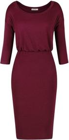 img 3 attached to Moyabo Dresses Striped Hips Wrapped Bodycon Women's Clothing : Dresses