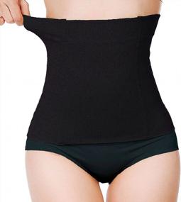 img 4 attached to Breathable Waist Cincher: Tummy Control 💪 Body Shaper and Weight Loss Waist Trainer Shapewear