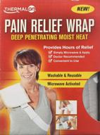 thermalon multi-purpose moist heat pain relief wrap - microwave activated pain reliever for all-around relief logo