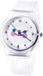 tonnier watch young girls’ quartz watches super soft resin watch band student analog wristwatch with nebula face 1 logo