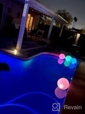 img 1 attached to Enhance Your Pool And Pond Experience With LOFTEK Submersible LED Lights - Waterproof, Color Changing And Remote Controlled (8 Pack) review by Pete Martin