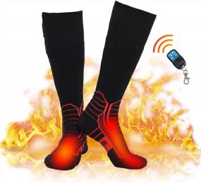 img 4 attached to Stay Warm And Comfy All Winter With Dr.Warm'S Wireless Heated Socks!