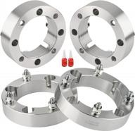 high-quality 1.5 inch atv wheel spacers for polaris 2014+ rzr xp 1000, 2015+ rzr, and 2013+ ranger models - 4x156mm bolt pattern with 12x1.5 studs and 131mm hub bore logo