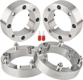 img 4 attached to High-Quality 1.5 Inch ATV Wheel Spacers For Polaris 2014+ RZR XP 1000, 2015+ RZR, And 2013+ Ranger Models - 4X156Mm Bolt Pattern With 12X1.5 Studs And 131Mm Hub Bore