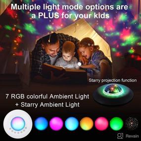 img 1 attached to 🌙 Adult and Baby Sleep Sound Machine with Night Light and Starry Ambient Light – Portable White Noise Maker for Home, Travel, Bedroom, Nursery Decor – 28 Soothing Sounds Included