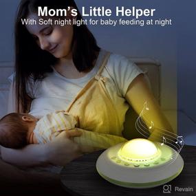 img 2 attached to 🌙 Adult and Baby Sleep Sound Machine with Night Light and Starry Ambient Light – Portable White Noise Maker for Home, Travel, Bedroom, Nursery Decor – 28 Soothing Sounds Included