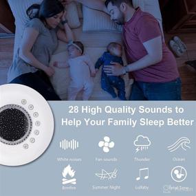 img 3 attached to 🌙 Adult and Baby Sleep Sound Machine with Night Light and Starry Ambient Light – Portable White Noise Maker for Home, Travel, Bedroom, Nursery Decor – 28 Soothing Sounds Included