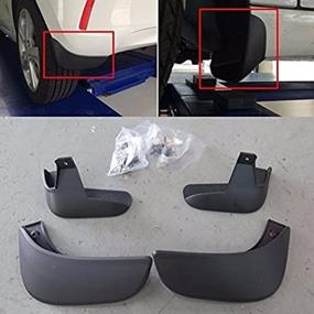 img 4 attached to 🚗 Enhance and Protect Your GM The Next Spark 2016+ with Chevrolet Mud Splash Guards Front+Rear 4P - Genuine OEM Parts