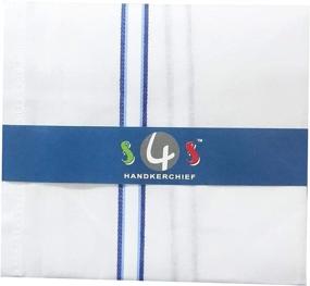 img 1 attached to Handkerchiefs Cotton S4S Daily Hankies Men's Accessories , Handkerchiefs