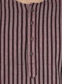 img 2 attached to SKAVIJ Men'S Handloom Cotton Kurta Indian Ethnic Wear Yoga Top