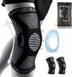 get active pain-free with neenca 2-pack knee brace compression sleeve for running and joint pain relief! logo