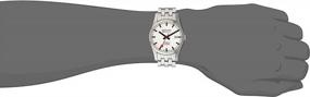 img 3 attached to Mondaine Men'S Retro Day And Date Stainless Steel Bracelet Watch - Model A667.30340.16SBM