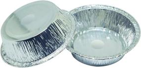 img 4 attached to Convenient And Eco-Friendly: MYStar 4'S Pack Of 70 Disposable Aluminum Foil Mini Pie/Tarts Baking Cups