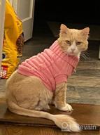 img 1 attached to Cozy Up Your Feline Friend With Our Turtleneck Cat Sweater – Perfect For Kitty, Chihuahua, Teddy, Poodle, Pug And Small Dogs! review by Mike Weaver