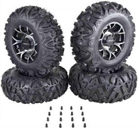 img 4 attached to Upgrade Your Off-Road Experience With MASSFX KT Tire And Pit Viper BLACK Rims Wheel & Tire Kit