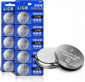 img 4 attached to 10 Pack CR2450 3V Lithium Battery - LiCB CR 2450