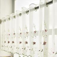 add a touch of elegance to your windows with zhh pastoral style lace valance logo