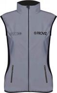 stay visible and safe with proviz women's reflect360 running vest logo