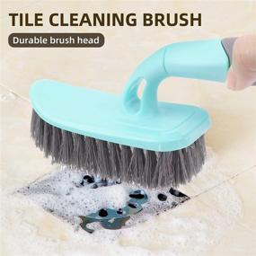 img 2 attached to Sihuuu Cleaning Scrubber Ergonomic Bristles