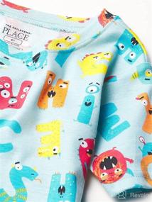 img 2 attached to 👶 ABC Snug Fit Cotton Pajamas for Unisex Baby and Toddler by The Children's Place