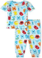 👶 abc snug fit cotton pajamas for unisex baby and toddler by the children's place logo