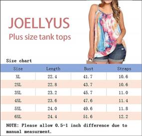 img 1 attached to Boho Chic: Loose Floral Tank Tops For Plus-Size Women