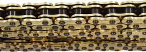 img 2 attached to Приводная цепь с золотым уплотнительным кольцом для квадроцикла с шагом 520 и 114 звеньями от WFLNHB