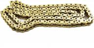 gold o-ring drive chain for atv with 520 pitch and 114 links by wflnhb logo