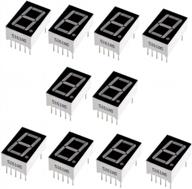 set of 10 common cathode 10-pin 1 bit 7 segment 0.56" red led display digital tubes for enhanced visibility logo