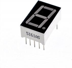 img 3 attached to Set Of 10 Common Cathode 10-Pin 1 Bit 7 Segment 0.56" Red LED Display Digital Tubes For Enhanced Visibility