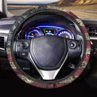 horeset american flag pattern universal steering wheel covers логотип