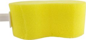 img 3 attached to 🔵 Blue Jay An Elite Healthcare Brand - Long Handle Back Scrubber for Shower with 8 Sponge - Latex-Free Bath Sponge - Mobility Aid - 0.1 Pound