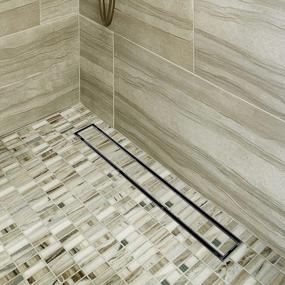 img 2 attached to Upgrade Your Shower With Neodrain'S 32-Inch Linear Drain: Tile Insert Grate, Stainless Steel Design, And Hair Strainer