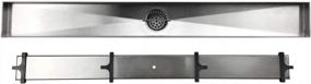 img 3 attached to Upgrade Your Shower With Neodrain'S 32-Inch Linear Drain: Tile Insert Grate, Stainless Steel Design, And Hair Strainer