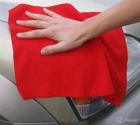 img 3 attached to 🧽 Heininger 5416 GarageMate Combo Color Microfiber Towel - Pack of 20: Unbeatable Clean for Your Garage!