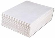 упаковка из 100 белых 2-слойных бумажных салфеток avalon размером 40 x 48 дюймов, 214 драпированных листов логотип