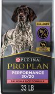 30/20 high protein dry dog food - purina pro plan performance with salmon logo
