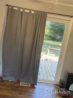 img 1 attached to Waterproof Beige Outdoor Curtains For Patio - Set Of 2 Panels, 52 X 84 Inches, Thermal Insulated And Blackout Features - Perfect For Porch, Pergola, Yard, Sliding Door, And Arbor review by Nathan Kumar