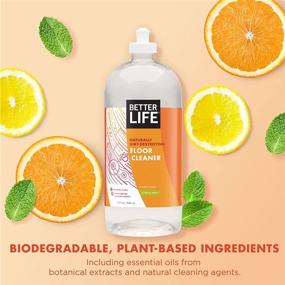 img 1 attached to 🍋 Better Life Natural Floor Cleaner - Citrus Mint, 32 oz - Package Variations Included