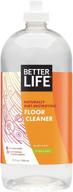🍋 better life natural floor cleaner - citrus mint, 32 oz - package variations included logo