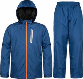 img 4 attached to Waterproof And Lightweight Rain Gear For Men And Women - Ourcan Rain Suits Ideal For Golf, Fishing, Hiking - Breathable Jacket And Pants